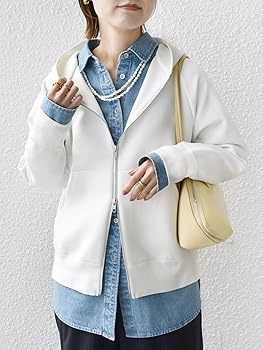 ships ダンボール ジップフーディジャケット SHIPS パーカー 「WEB限定」「手洗い可能」ダンボール ジップ